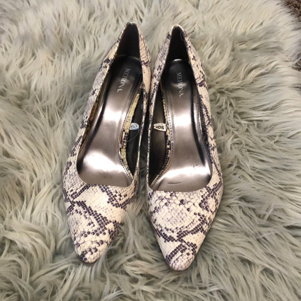 Snakeskin Heels
